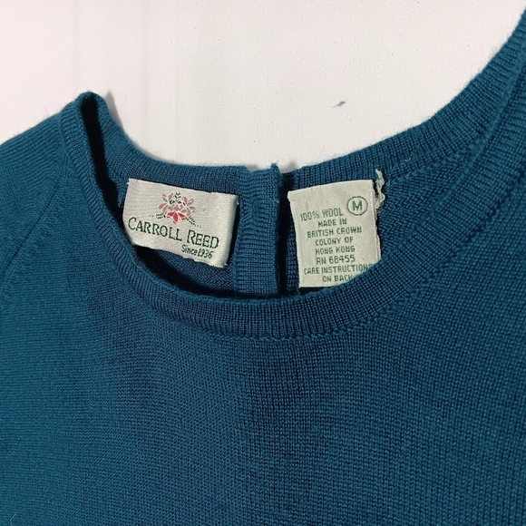 Vintage Carroll Reed 💯 Wool Crewneck sweater. Ladies size m - Picture 5 of 6